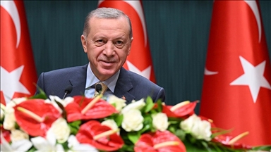 Cumhurbaşkanı Erdoğan, Dünya Kupası'na gitmeye hak kazanan A Milli Futbol Takımı'nı tebrik etti