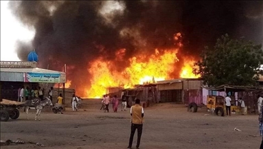 حريق يتسبب بتضرر 205 مساكن لنازحين في دارفور