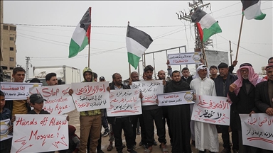 Gazze’de Mescid-i Aksa’nın kapalı tutulması ve İsrail'in çıkardığı idam yasası protesto edildi