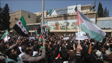 دمشق.. مظاهرة للتنديد بالقانون الإسرائيلي بشأن إعدام الأسرى الفلسطينيين