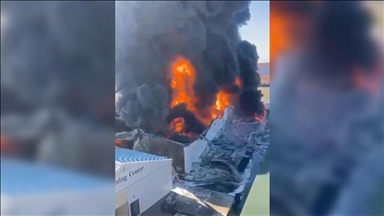 زنجیرەیەک هێرشی دڕۆنی کراویە سەر کۆگایەکی ڕۆنی ئۆتۆمبێل لە هەولێر