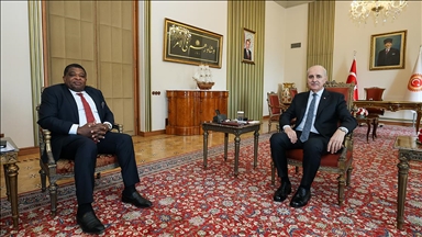 TBMM Başkanı Kurtulmuş, PAB Genel Sekreteri Chungong'u Meclis'te kabul etti