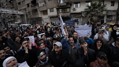 دمشق.. مظاهرة للتنديد بالقانون الإسرائيلي بشأن إعدام الأسرى الفلسطينيين