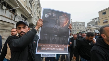 Gaza : manifestation contre la loi israélienne sur l’exécution des prisonniers palestiniens