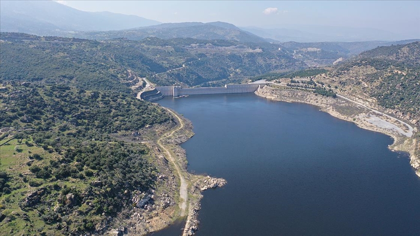 Aydın ve Denizli'de yağış arttı, baraj seviyeleri yükseldi