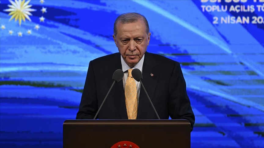 Cumhurbaşkanı Erdoğan: Barajlarımız doluyor, su kaynaklarımız yenileniyor