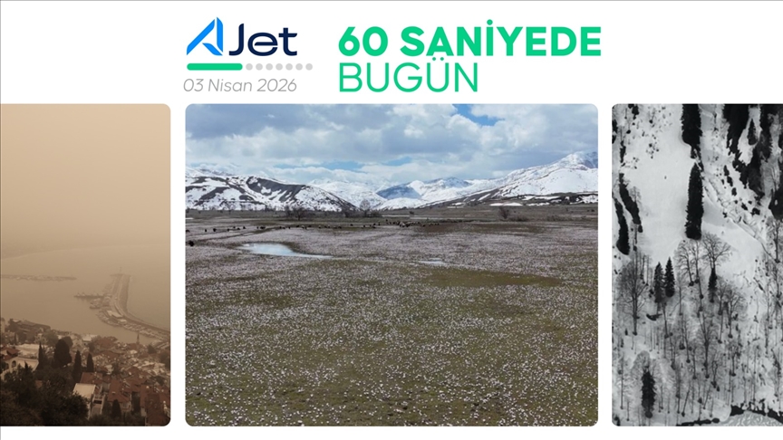 60 saniyede bugün (03 Nisan 2026)