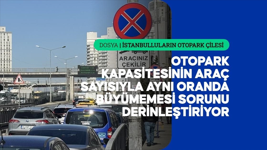 İstanbul'da her 6 araca yaklaşık bir park yeri düşüyor
