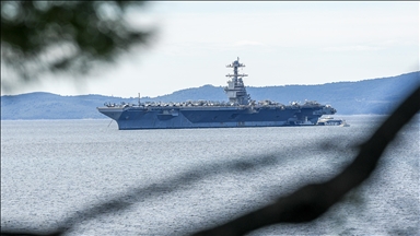 US aircraft carrier USS Gerald R. Ford departs Croatian port after repairs