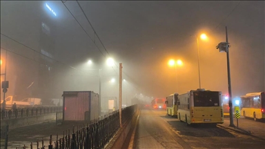 İstanbul'un bazı ilçelerinde sis etkili oldu