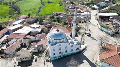 Tekirdağ'da leylekler 11 yıldır cami kubbesine yuva yapıyor