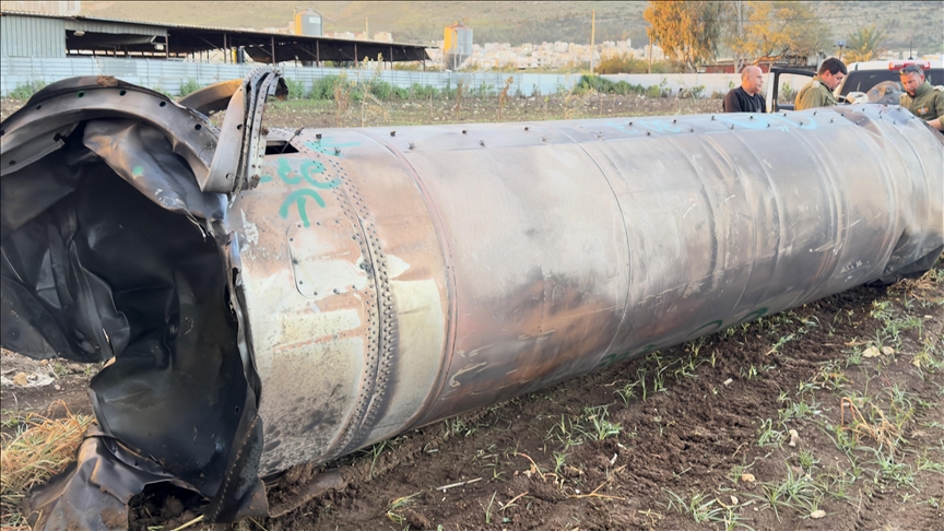 Debris from object intercepted by air defense system hit building in Dubai