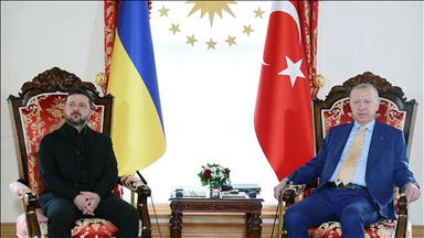 Turkish President Erdogan, Ukrainian President Zelenskyy discuss ties, peace efforts in Istanbul
