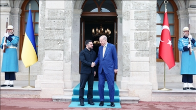 Presidenti turk Erdogan mirëpret Presidentin ukrainas Zelenskyy