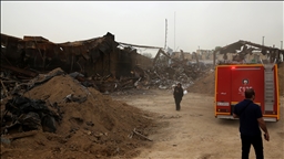 AA ekibi, Tahran’a yönelik saldırılarda hasar gören Dil Aram Psikiyatri Hastanesi’ni görüntüledi