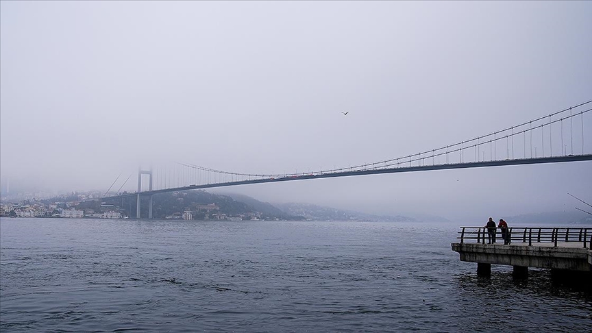 İstanbul'da Sis Etkili Oluyor