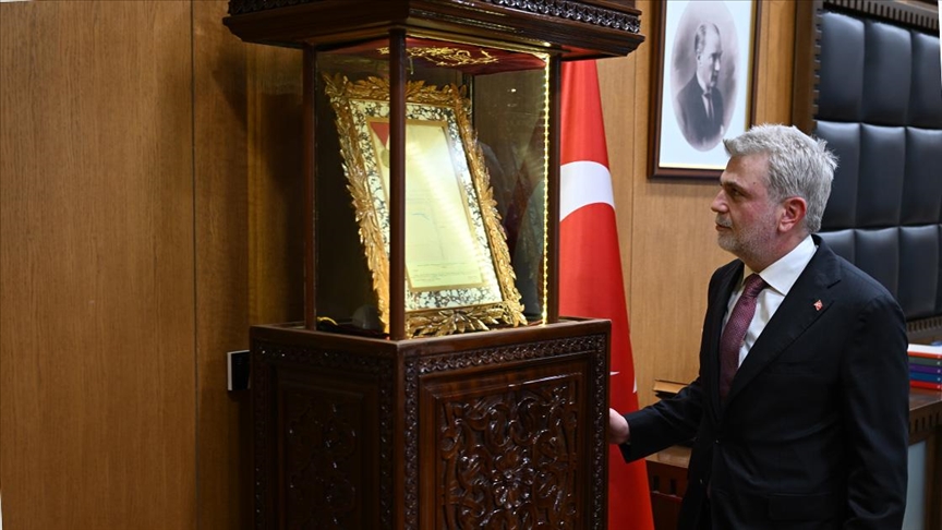 Kahramanmaraş'ın İstiklal madalyası 101 yıldır özenle muhafaza ediliyor 