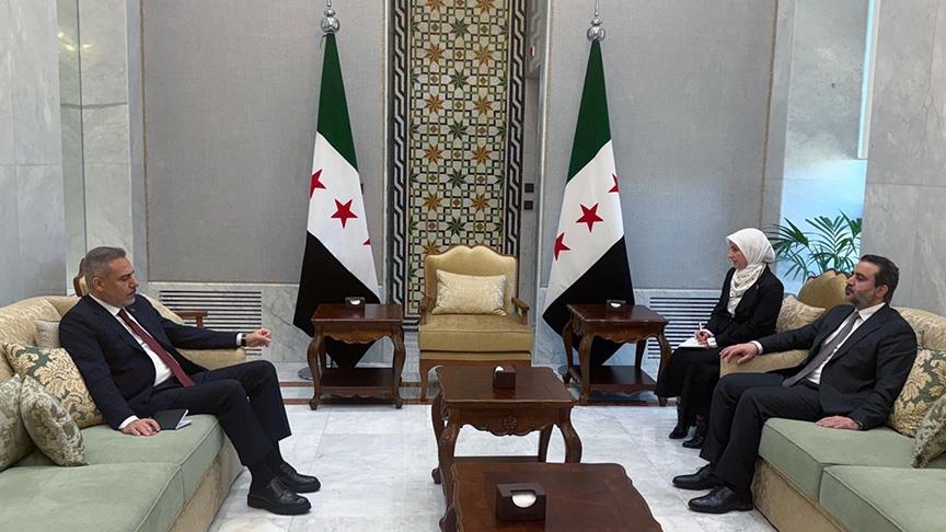 فيدان يلتقي الشيباني في دمشق