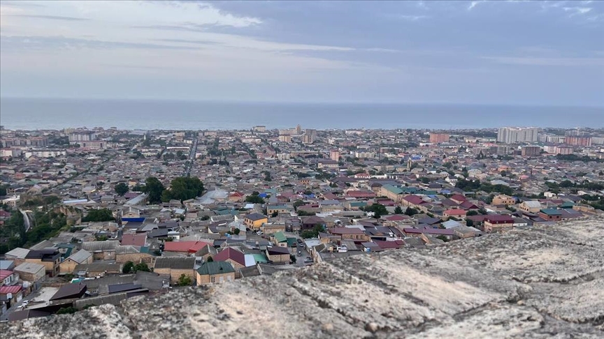 Residential building collapses in Russia's Dagestan region after heavy flooding