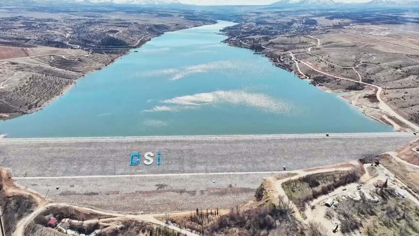 Malatya Sultansuyu Barajı tam kapasiteyle yeniden hizmet vermeye başladı