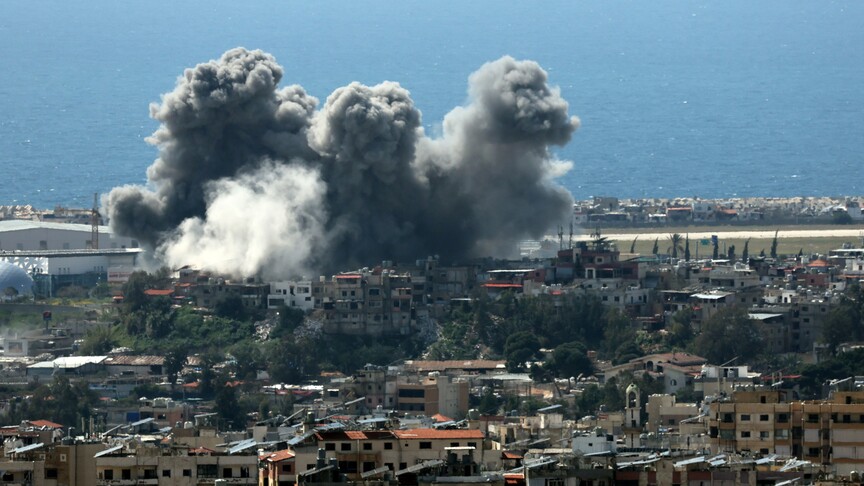 Israeli Strikes Hit Central Beirut