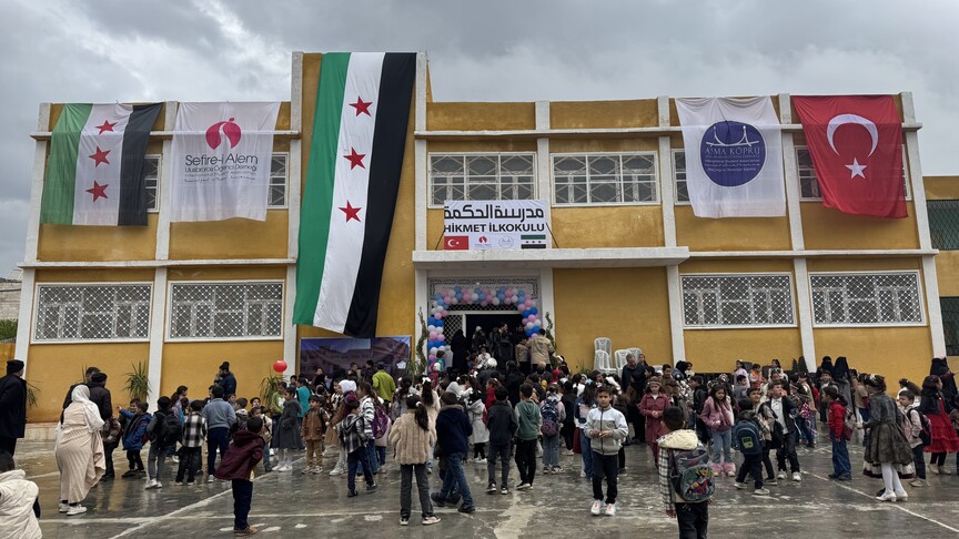 School Reopens in Syria's War-Rubble, Defying the Odds