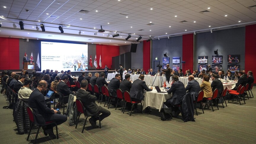 İstanbul 2027 Organizasyon Komitesi, Olimpiyatevi'nde toplandı