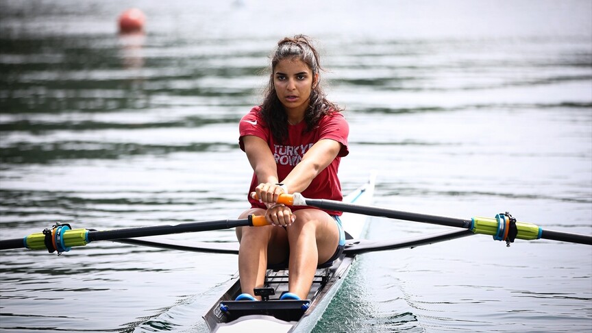 Milli kürekçi Nil Sevindik'in hedefi olimpiyatlar