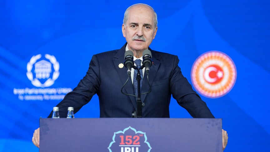TBMM Başkanı Kurtulmuş, PAB 152. Genel Kurulu kapanış oturumunda konuştu