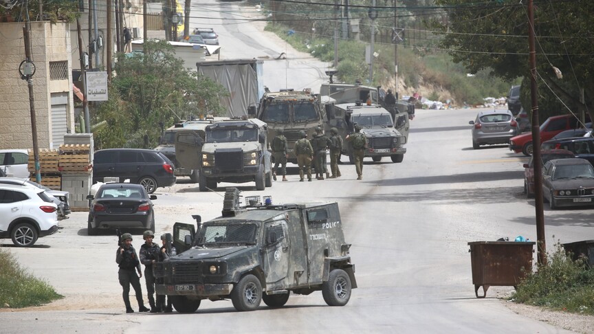 İsrail ordusunun işgal altındaki Batı Şeria'daki saldırısında 2 Filistinli yaralandı
