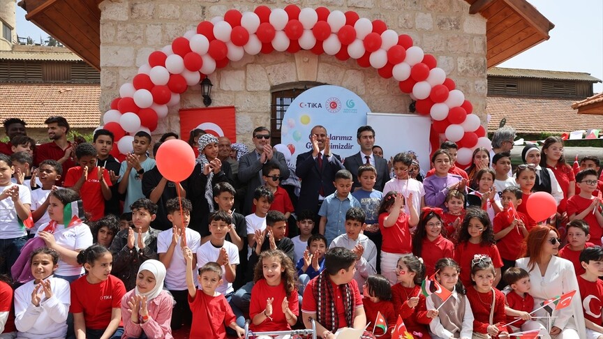 Ürdün’de bu yıl 23 Nisan Osmanlı mirası Hicaz Demir Yolu İstasyonu'nda kutlandı