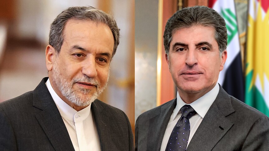 نێچیرڤان بارزانی و وەزیری دەرەوەی ئێران دۆخی ناوچەکەیان تاوتوێ كرد