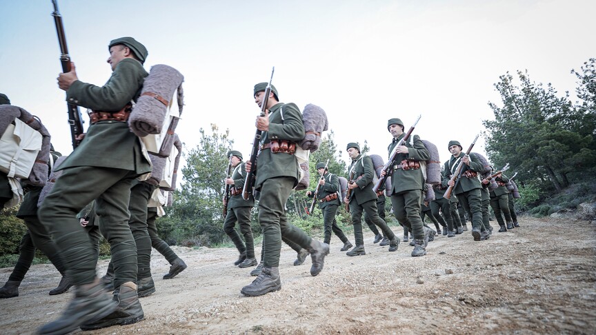 Çanakkale'de destanlaşan 57. Alay'ın kahramanları Conkbayırı'nda anıldı