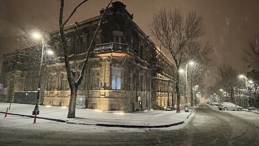 Kar baharda da Kars ve Ardahan'ı beyaza bürüdü