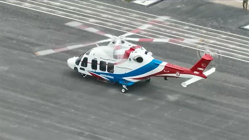 Jandarma komandoları ilk kez milli helikopter GÖKBEY ile eğitim gördü