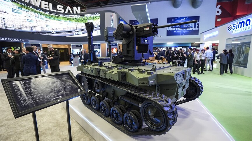 Türk savunma sanayisinin yeni insansız kara aracı "BARKAN 3", SAHA 2026'da vitrine çıktı