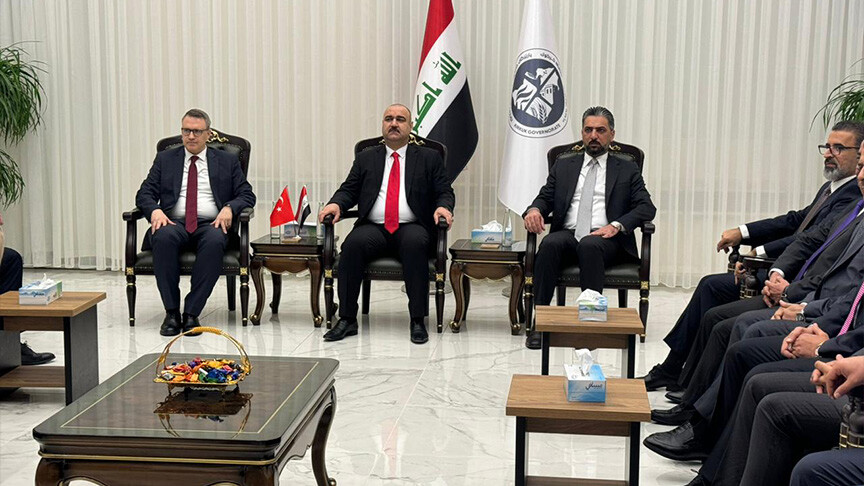 سفير تركيا لدى العراق يلتقي محافظ كركوك الجديد