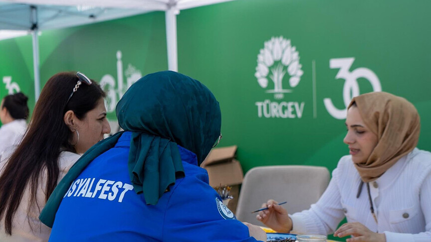 TÜRGEV SosyalFest 2026'daki standında gençleri ağırladı