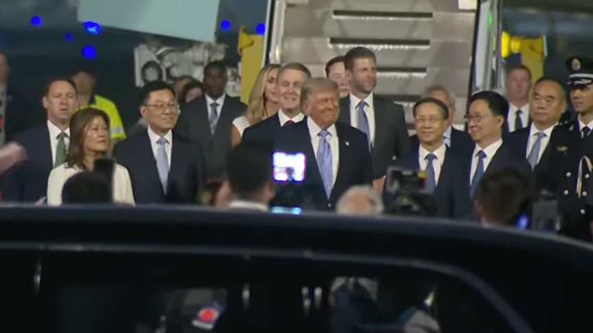 Trump lands in Beijing for Xi summit; Iran, trade top agenda