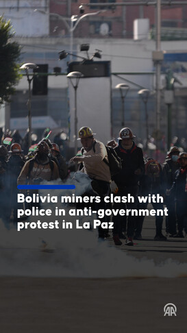 Miners storm La Paz after police fire tear gas
