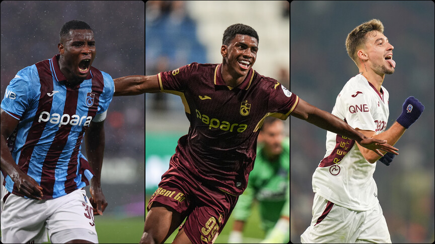 Trabzonspor'un gollerine Onuachu, Augusto ve Muçi damgası