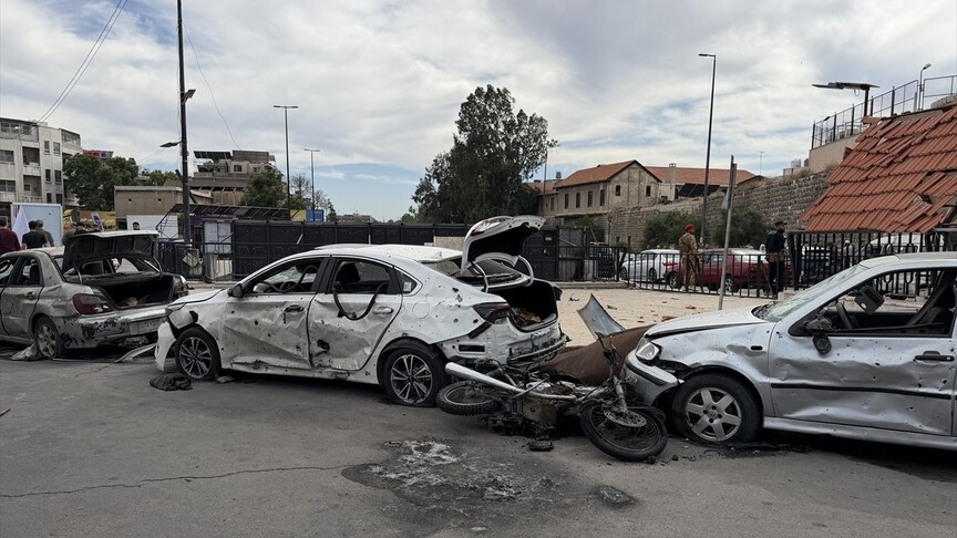 Şam'da meydana gelen patlamada 1 asker öldü