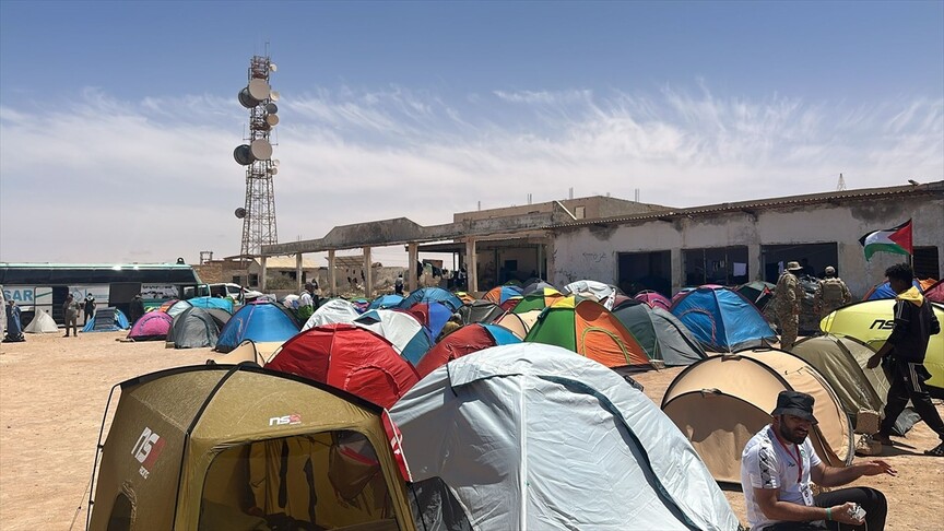 Küresel Sumud Filosu konvoyu 3 gündür Libya'nın doğusuna giriş yapmayı bekliyor
