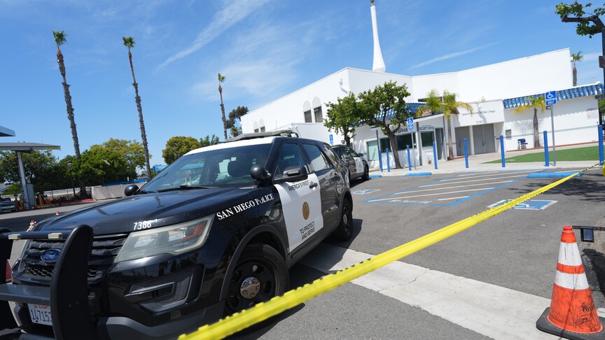 San Diego kentindeki İslam Merkezi'ne saldırıya ait olduğu öne sürülen görüntüler paylaşıldı