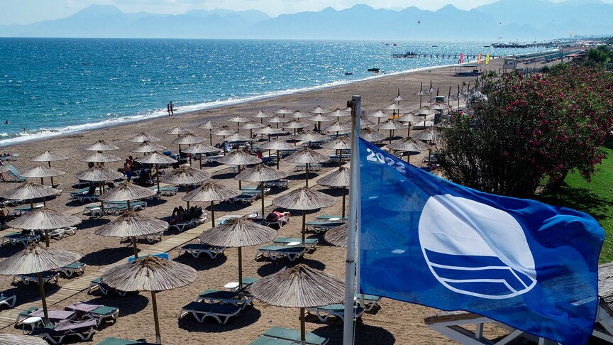 Bu yıl Türkiye'den 580 plaj "Mavi Bayrak" almaya hak kazandı