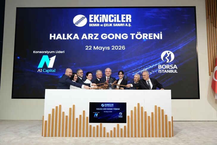 Borsa İstanbul'da gong Ekinciler Demir ve Çelik Sanayi AŞ için çaldı