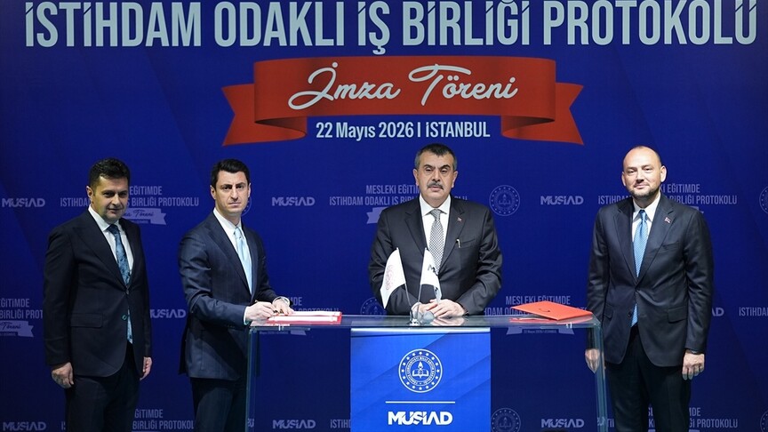 Milli Eğitim Bakanlığı ile MÜSİAD arasında "Mesleki Eğitim İşbirliği Protokolü" imzalandı
