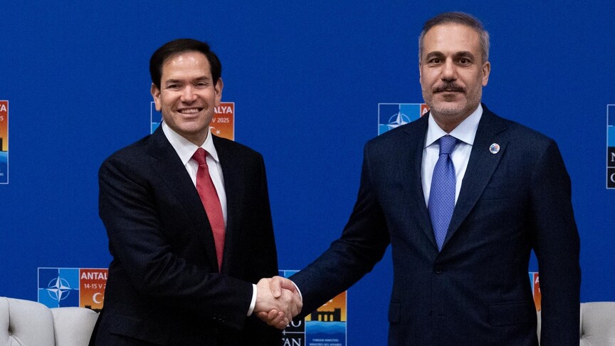 Bakan Fidan, NATO Dışişleri Bakanları Toplantısı marjında ABD'li mevkidaşı Rubio ile görüştü
