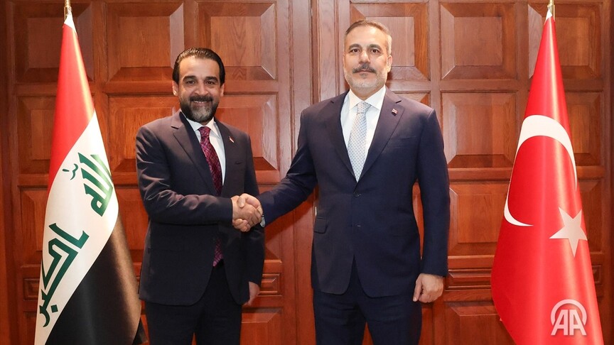 هاکان فیدان پێشوازی لە سەرۆکی پارتی تەقەدوم، محەمەد حەلبووسی کرد