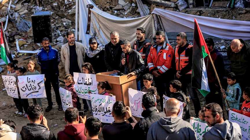 Gaza hunger protests: Palestinians demand end to Israeli blockade